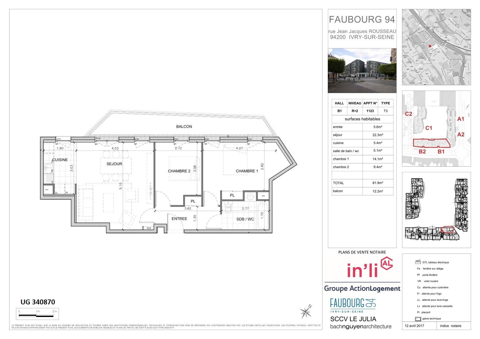 3-room rental in Ivry Sur Seine, photo 1