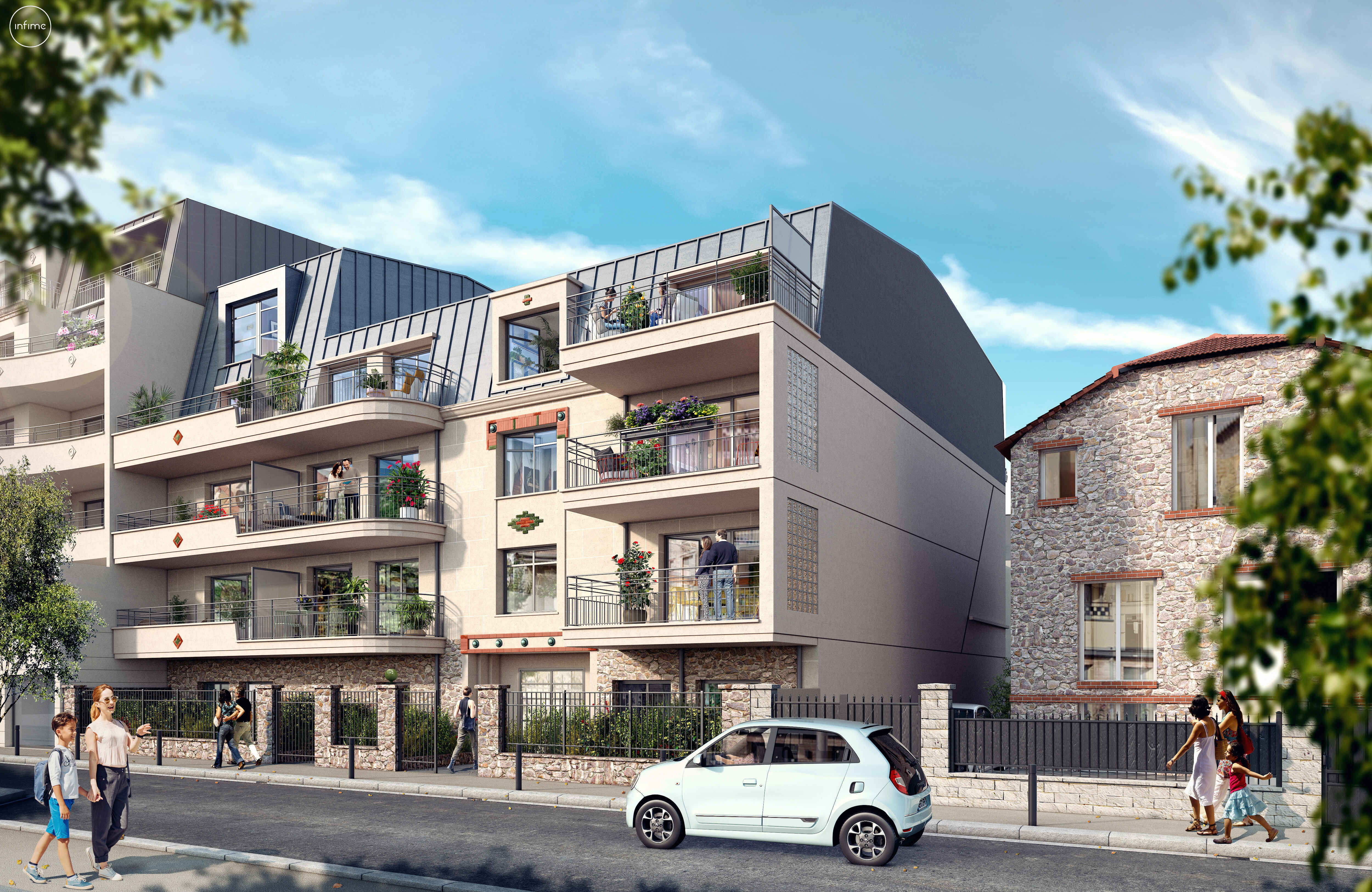 View of 2-room rental in Aulnay Sous Bois